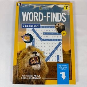 National Geographic Word-Finds Puzzle Book